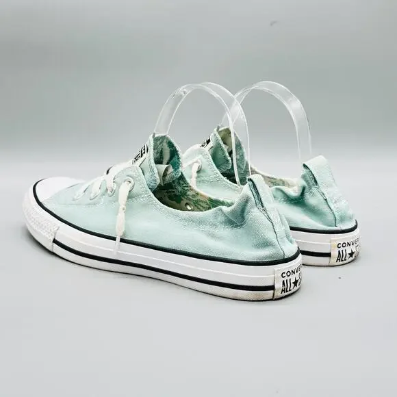 Converse Shoes Womens 9 Green Canvas Chuck Taylor All Star Shoreline Sneakers - Picture 5 of 11